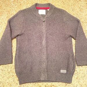 Zara baby size 2-3y knit zip up with pockets